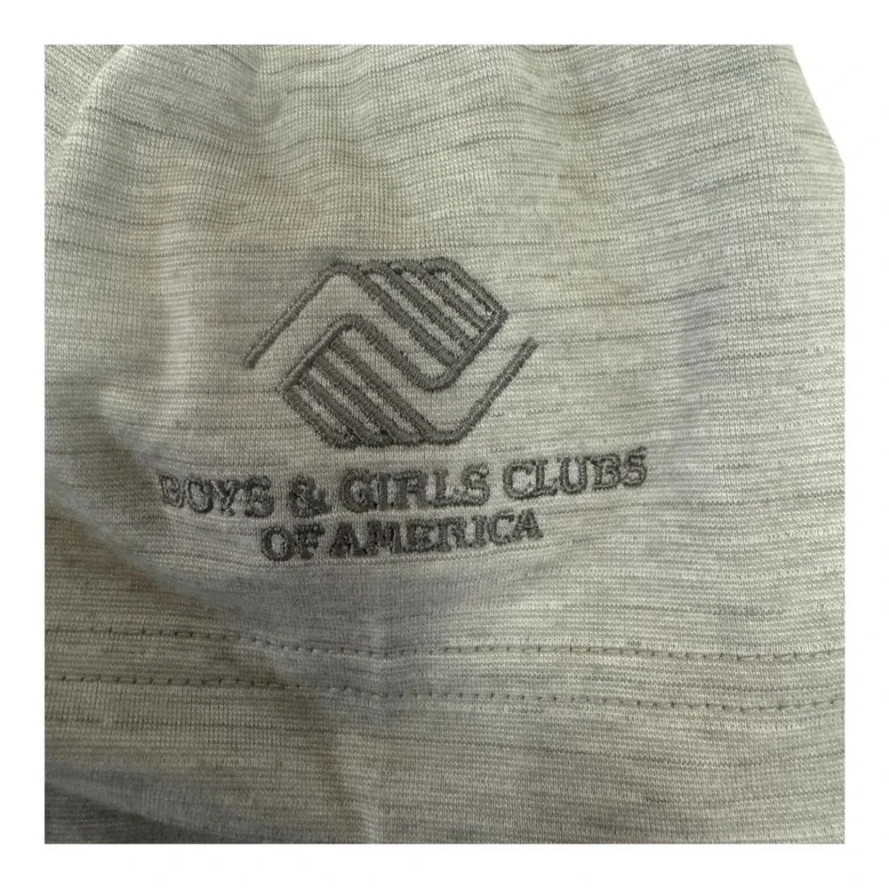 TravisMathew Mens Lake Nona Boys & Girls Club Polo Shirt Grey Medium Heathered